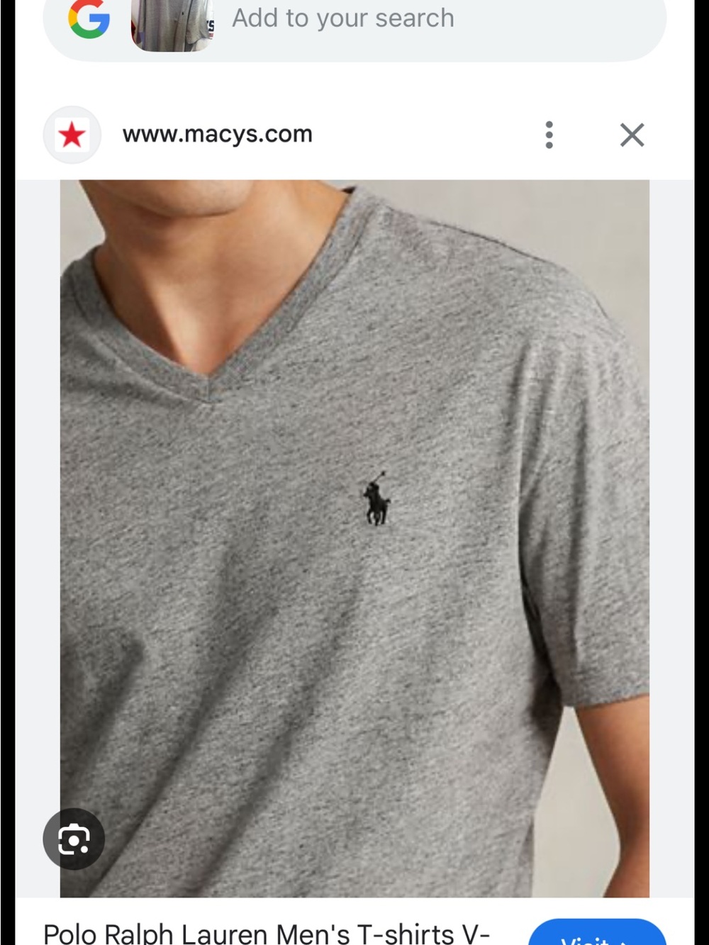 Polo Ralph lauren gray short sleeve t shirt